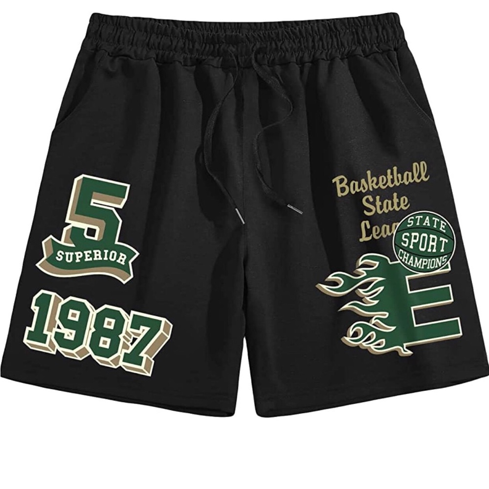 Mens high waisted sweat shorts